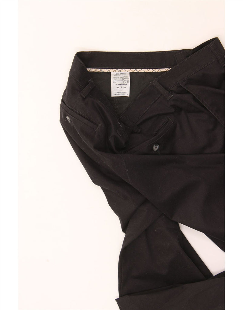 LEE Mens Total Freedom Relaxed Fit Chino Trousers W34 L30 Black Cotton Vintage Lee and Second-Hand Lee from Messina Hembry 