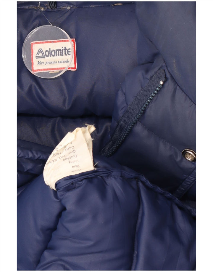 Dolomite Mens Padded Jacket UK 40 Large Navy Blue Nylon