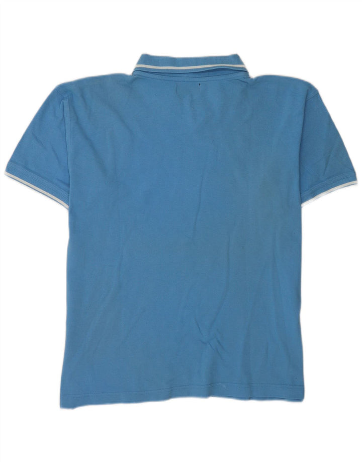 Lee Mens Polo Shirt Large Blue Cotton