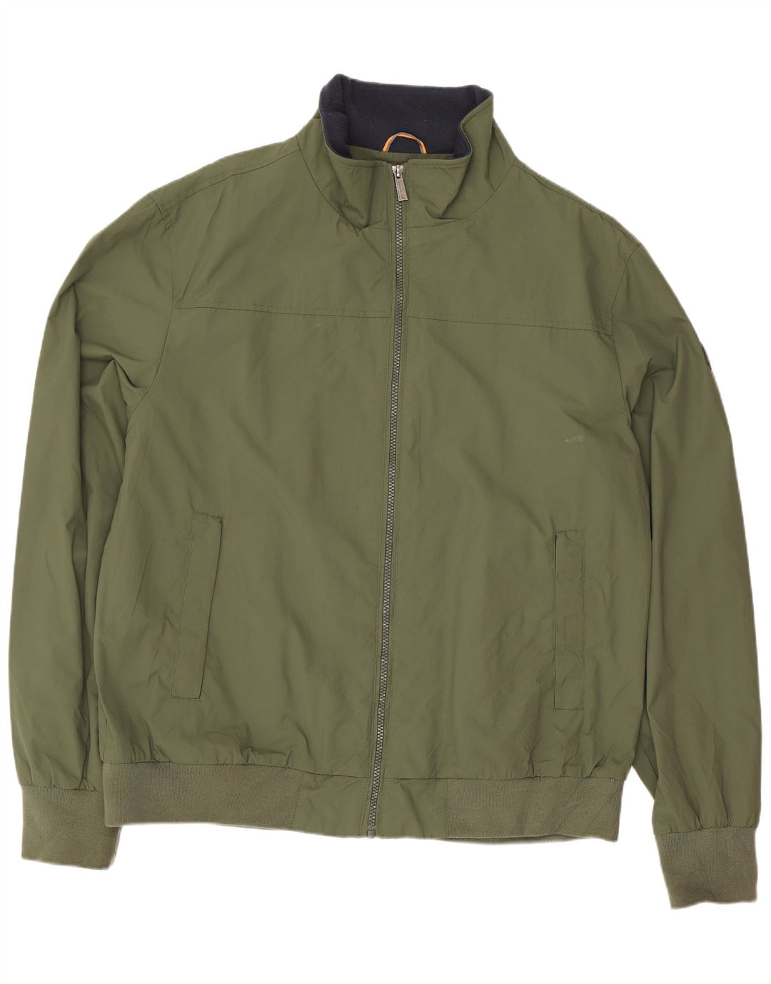 Lumberjack Mens Bomber Jacket EU 56 3XL Green Nylon