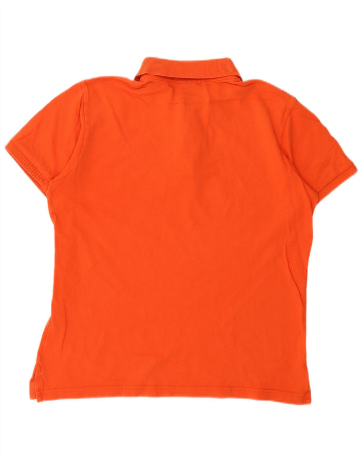 North Sails Mens Polo Shirt Medium Orange Cotton