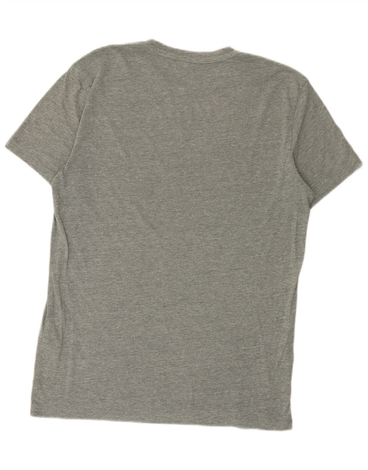 All Saints Mens T-Shirt Top Medium Green Cotton