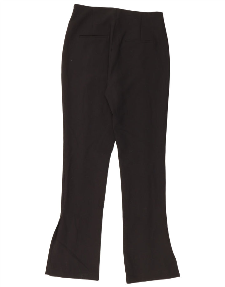 ZARA Womens Bootcut Casual Trousers Large Black Polyester