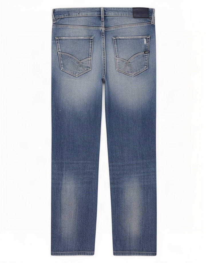 Gas Mens Straight Jeans W36 L30 Blue