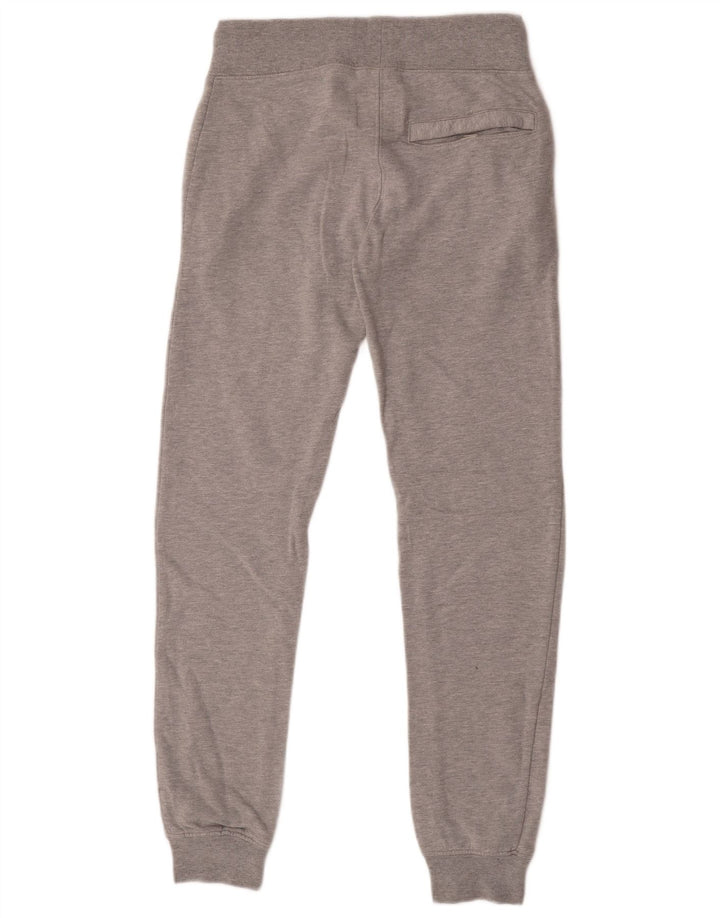 Leone Mens Graphic Tracksuit Trousers Joggers Small  Grey Flecked