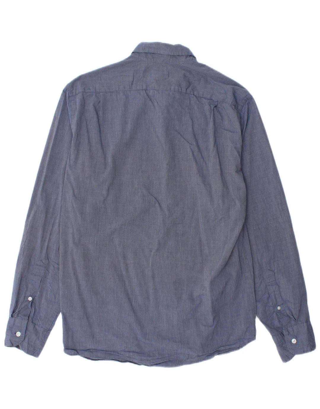 J. CREW Mens Slim Fit Shirt Medium Navy Blue Cotton