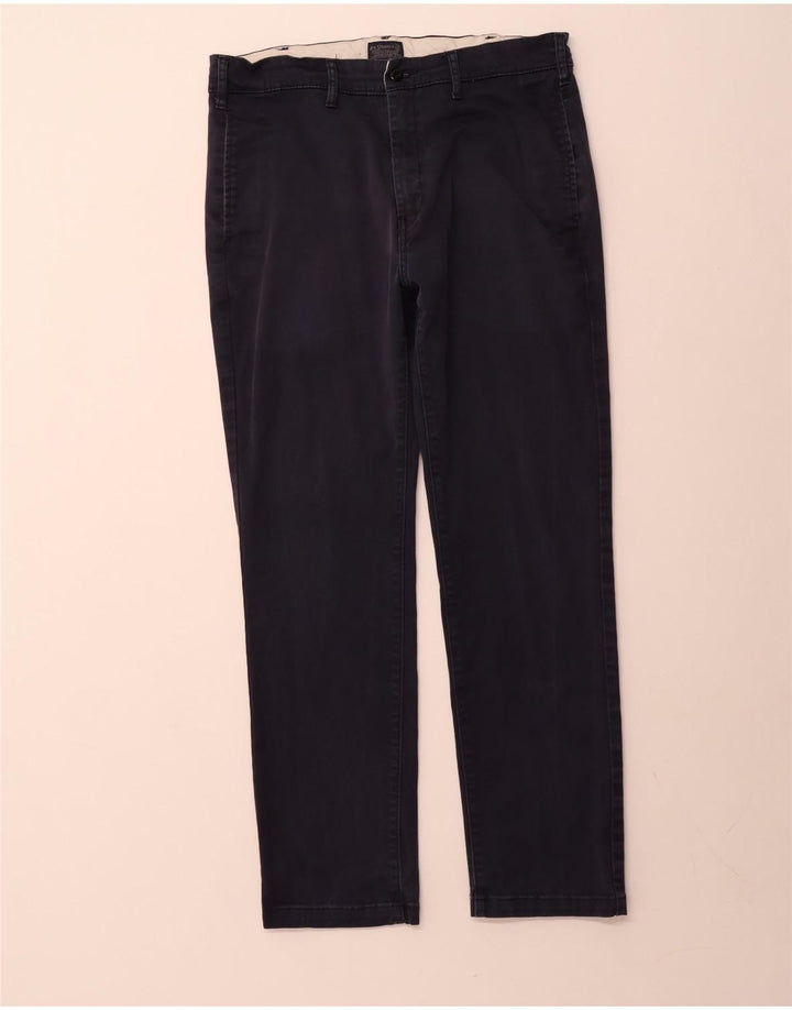 Levi's Mens Slim Fit Chino Trousers W33 L30 Navy Blue Cotton