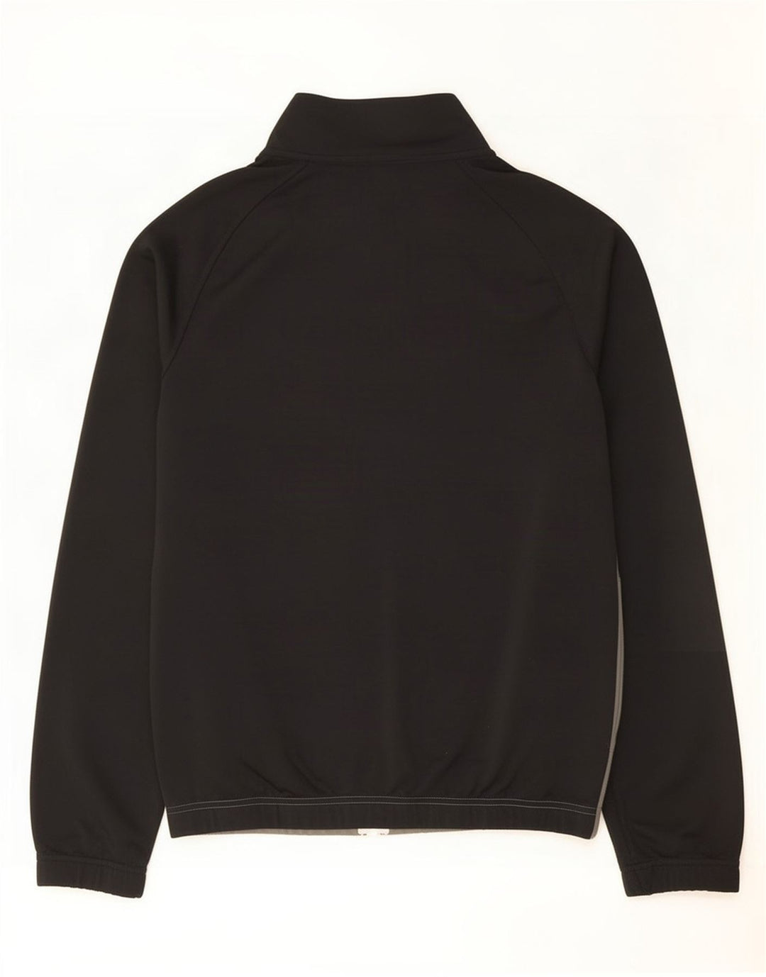 Nike Mens Tracksuit Top Jacket Small Black Colourblock Polyester