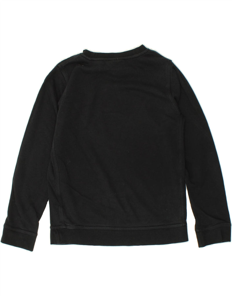 NIKE Boys Standard Fit Graphic Sweatshirt Jumper 12-13 Years Large Black | Vintage Nike | Thrift | Second-Hand Nike | Used Clothing | Messina Hembry 