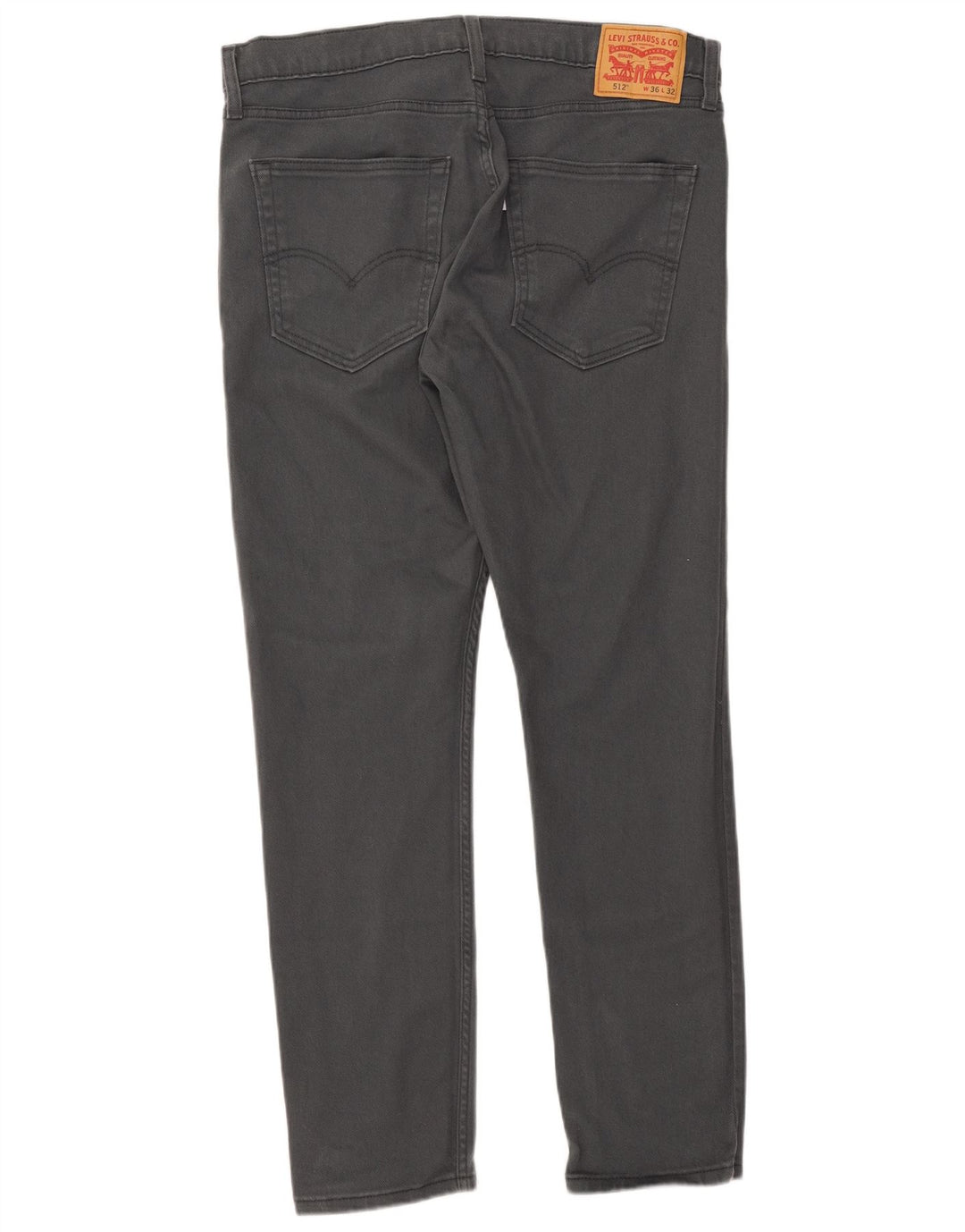 Levi's Mens 512 Slim Tapered Jeans W36 L32 Grey