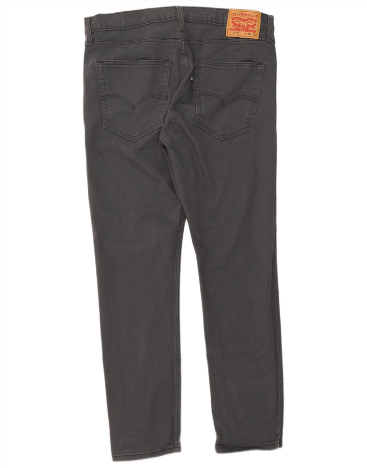 Levi's Mens 512 Slim Tapered Jeans W36 L32 Grey