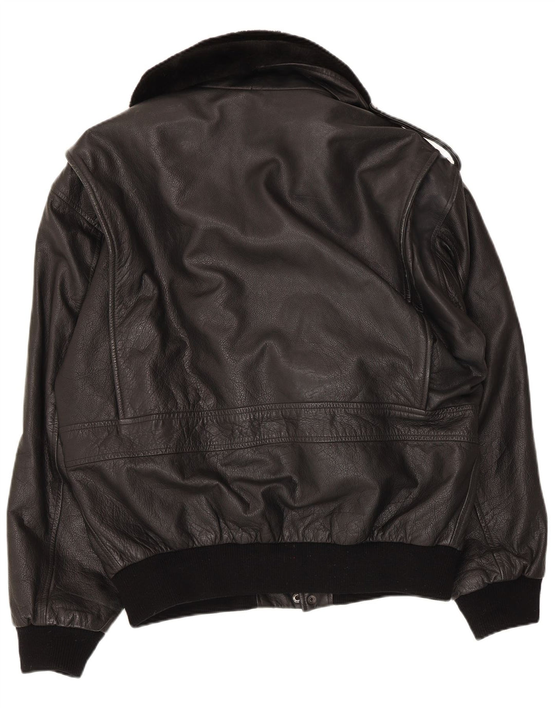 Conbipel Mens Leather Jacket IT 52 Large Black