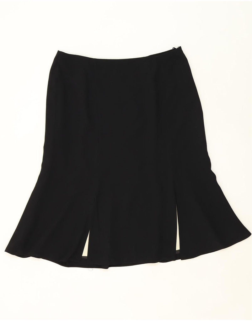 JAQUES VERT Womens Trumpet Skirt UK 18 XL W36  Black Polyester Vintage Jaques Vert and Second-Hand Jaques Vert from Messina Hembry 