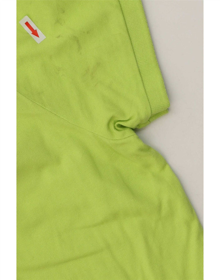 Diadora Mens Polo Shirt Medium Green Cotton