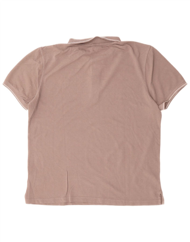 BLAUER Mens Polo Shirt XL Grey Cotton