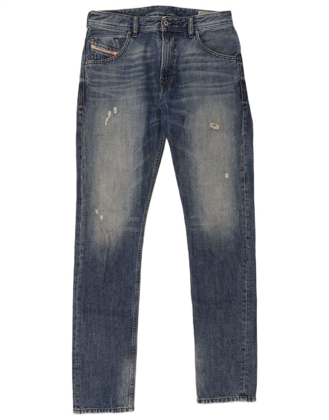 DIESEL Mens Krayver Carrot Slim Jeans W29 L32 Blue Cotton