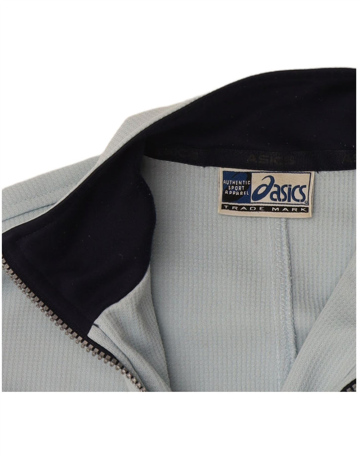 Asics Mens Tracksuit Top Jacket  Small Blue