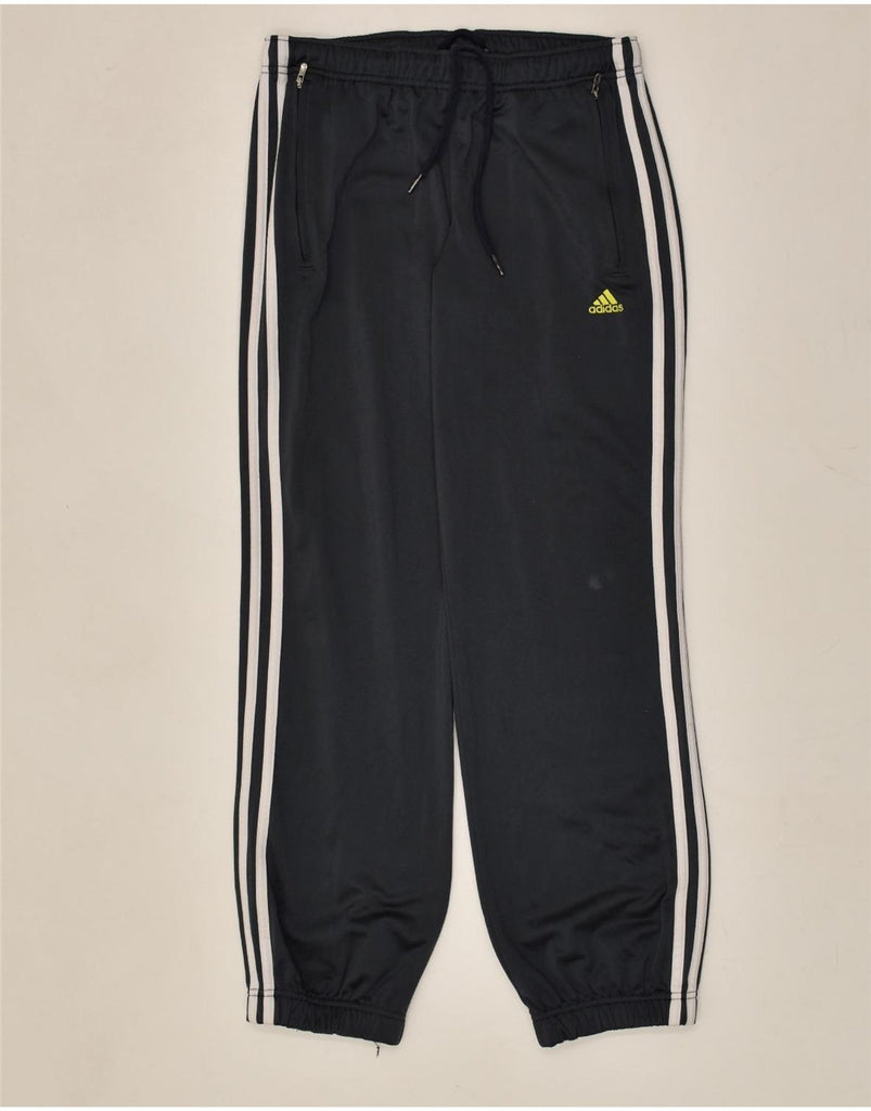 ADIDAS Boys Tracksuit Trousers Joggers 13-14 Years Grey Polyester | Vintage Adidas | Thrift | Second-Hand Adidas | Used Clothing | Messina Hembry 