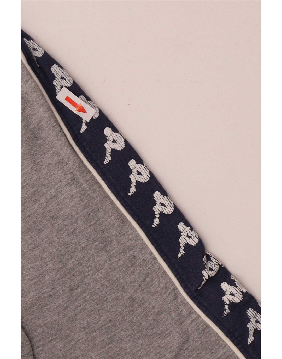 Kappa Womens Graphic Sweatshirt Jumper UK 14 Medium Grey Colourblock