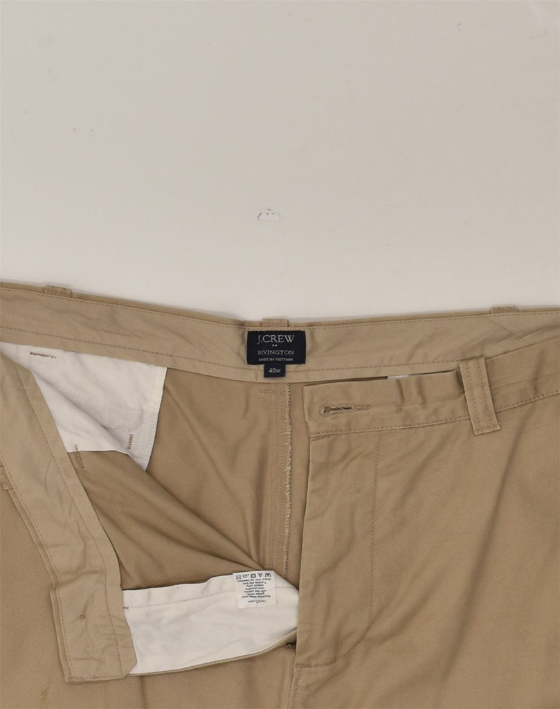 J. CREW Mens Chino Shorts W40 XL  Brown Cotton | Vintage J. Crew | Thrift | Second-Hand J. Crew | Used Clothing | Messina Hembry 