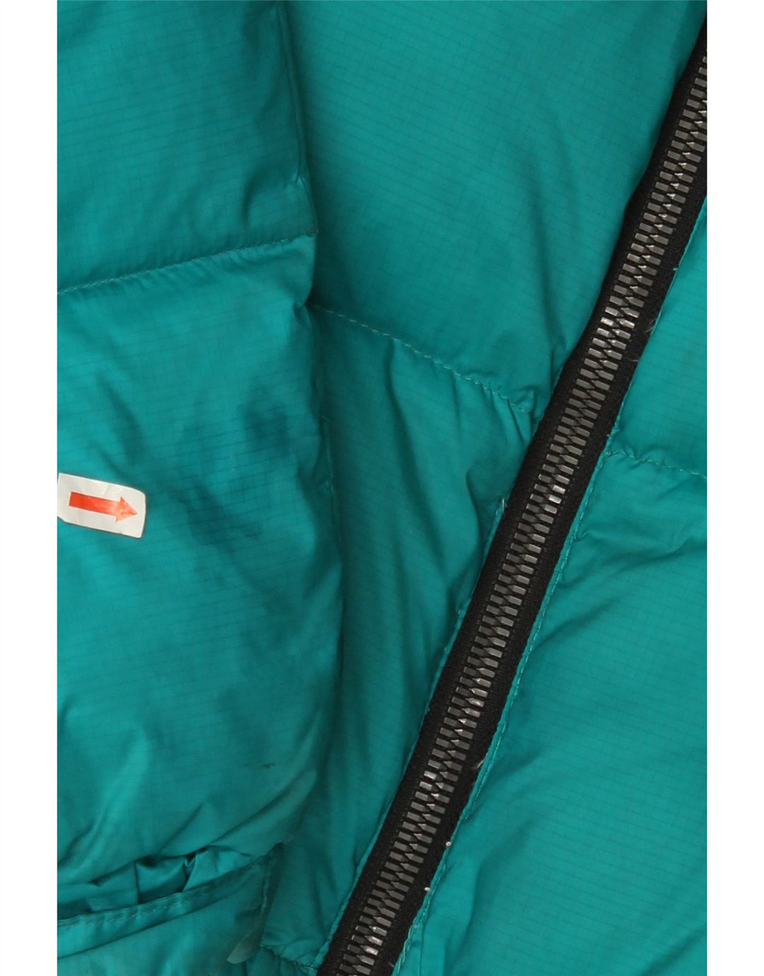 Superdry Womens Padded Jacket UK 12 Medium Turquoise Colourblock Polyester
