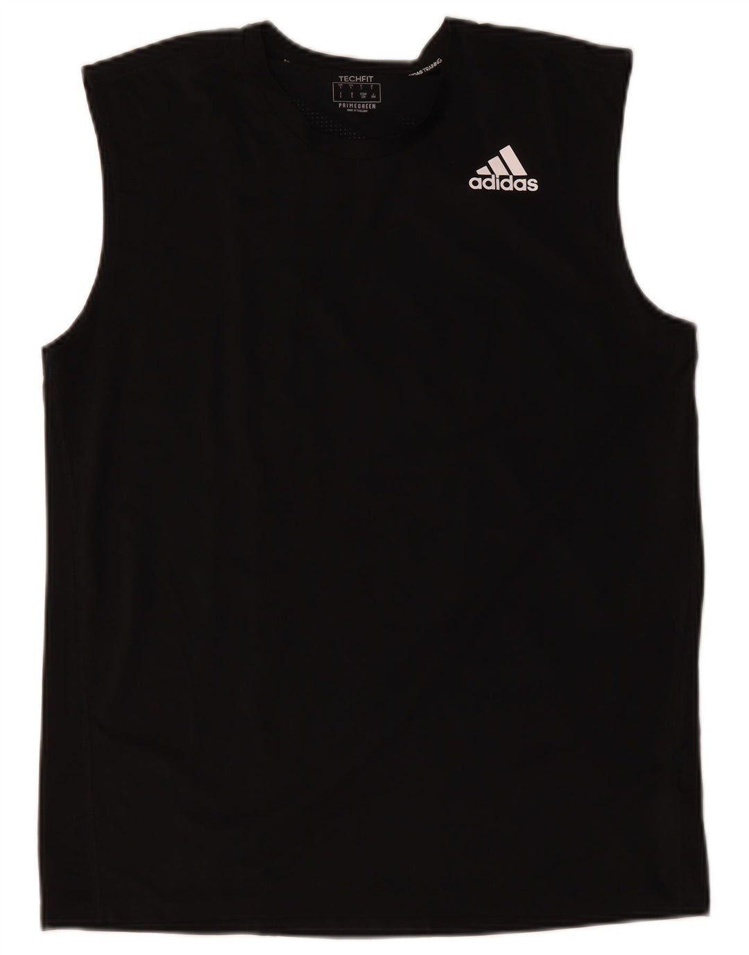 Adidas Mens Aeroready Vest Top Large Black Polyester