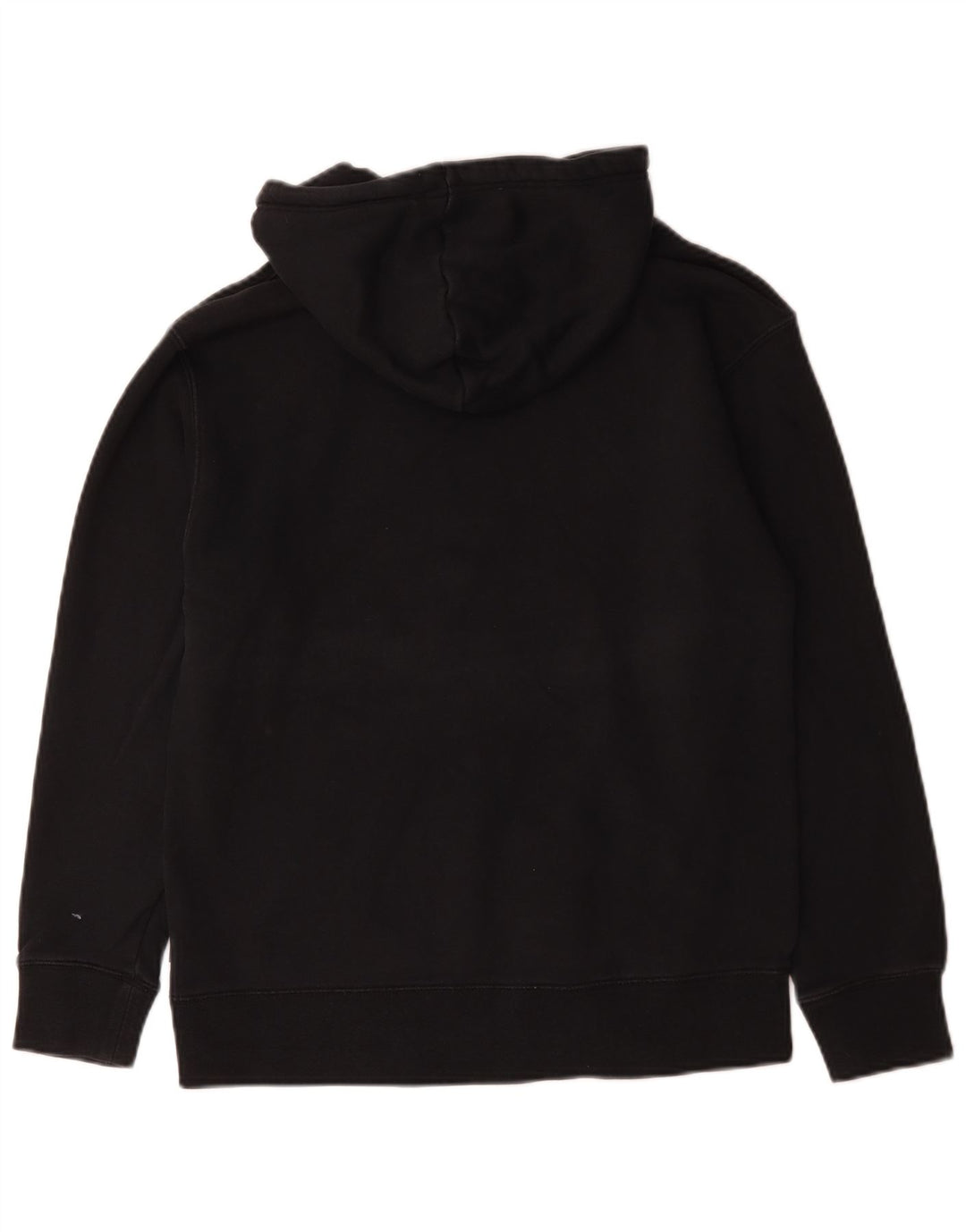 Nike Mens Graphic Hoodie Jumper Small Black Cotton