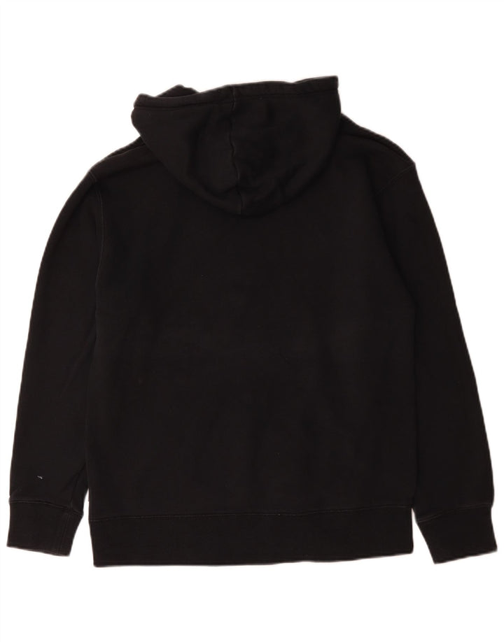 Nike Mens Graphic Hoodie Jumper Small Black Cotton
