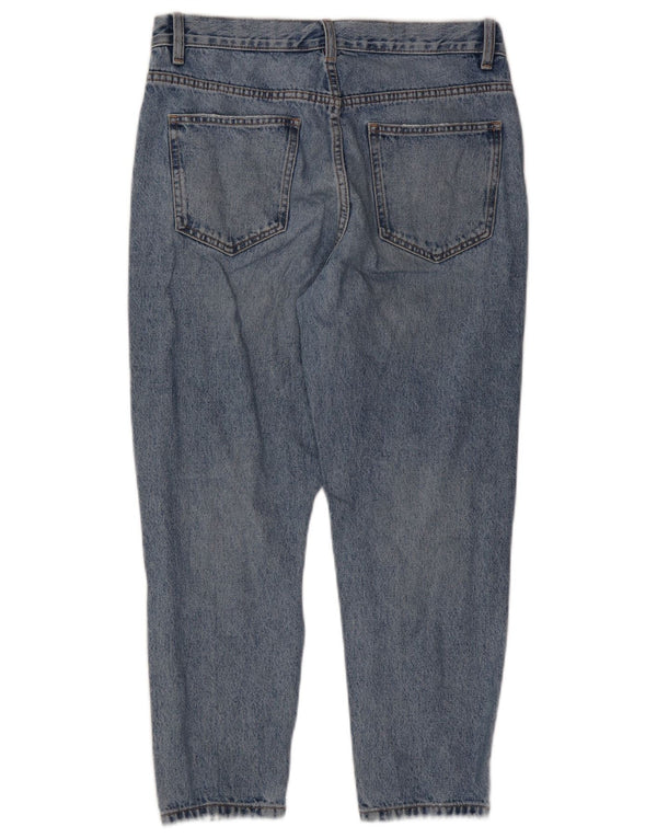 ZARA Mens Cropped Jeans EU 40 Medium W31 L25 Blue Cotton