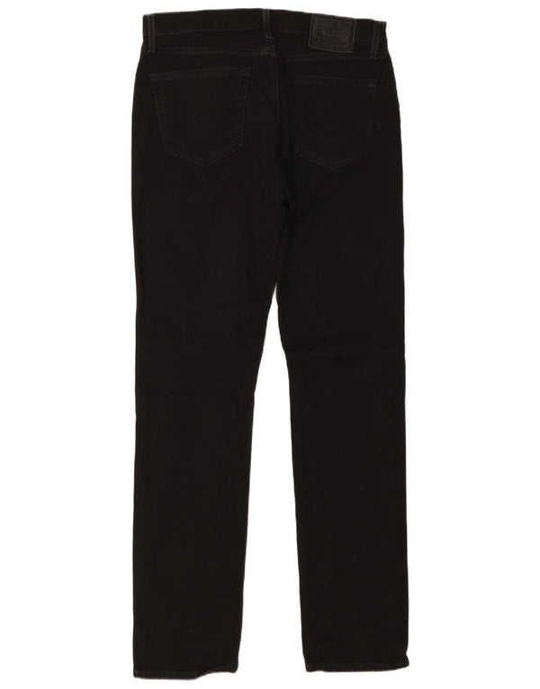 Levi's Mens 511 Slim Jeans W34 L34 Black Cotton