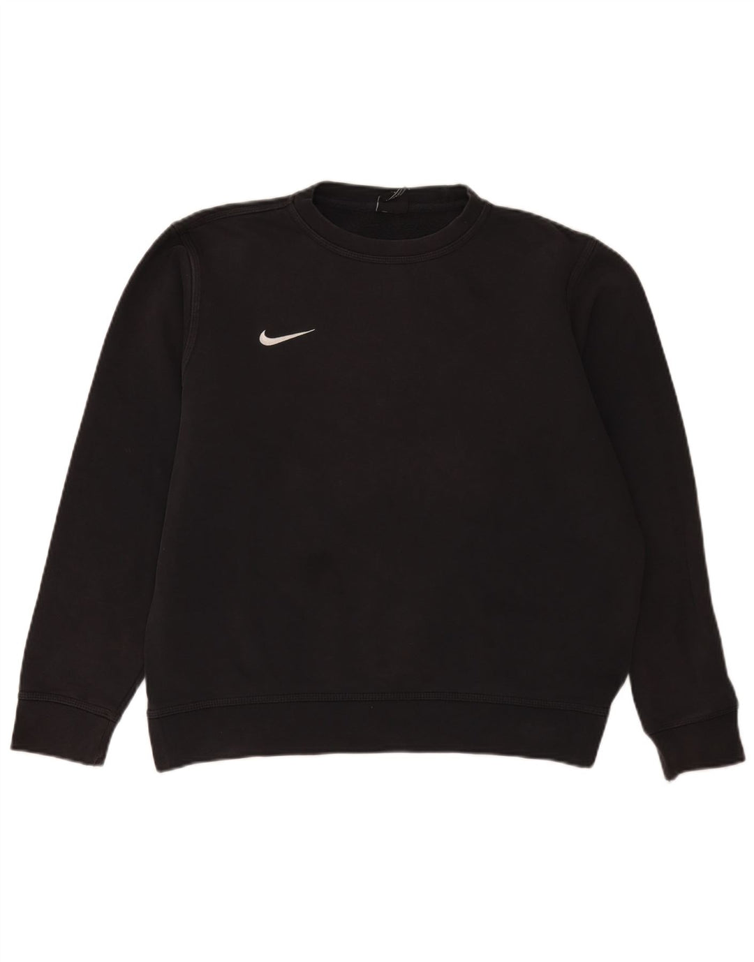 Nike Mens Sweatshirt Jumper Large Black Cotton