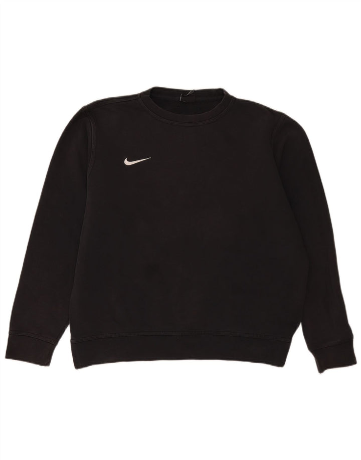 Nike Mens Sweatshirt Jumper Large Black Cotton