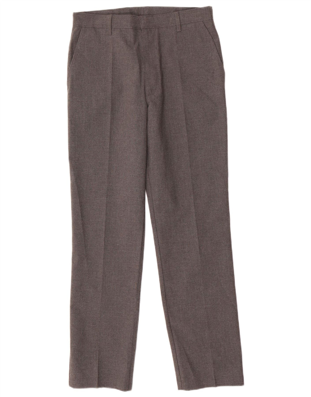 Marks & Spencer Boys Suit Trousers 12-13 Years W28 L28 Grey Polyester