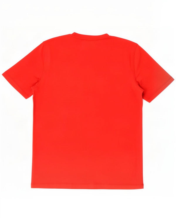Hugo Boss Mens Graphic T-Shirt Top Large Red Cotton