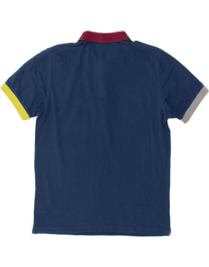 SUN68 Mens Polo Shirt Large Navy Blue Cotton Vintage Sun68 and Second-Hand Sun68 from Messina Hembry 