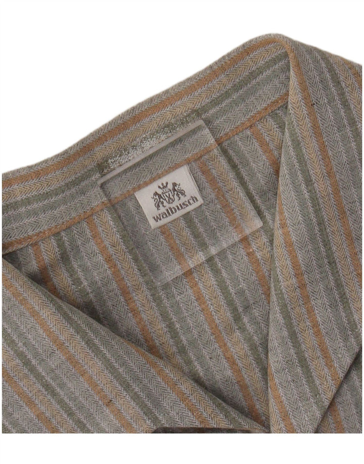 Walbusch Mens Shirt XL Multicoloured Striped