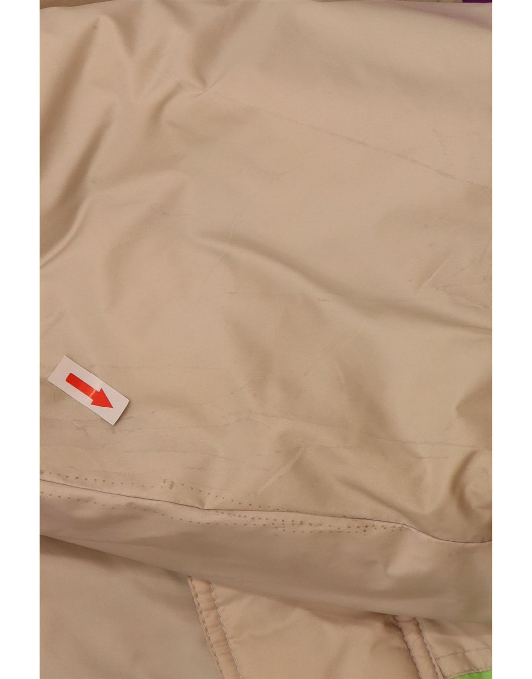 Brugi Mens Padded Jacket UK 40 Large Beige Colourblock Polyamide