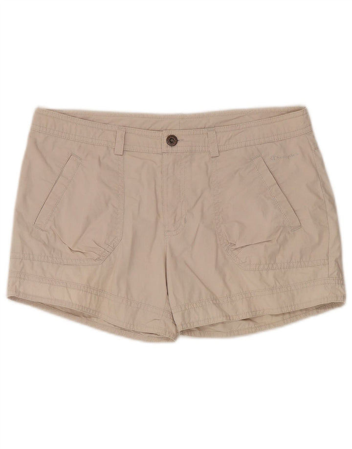 Champion Womens Chino Shorts Medium W30 Beige Cotton