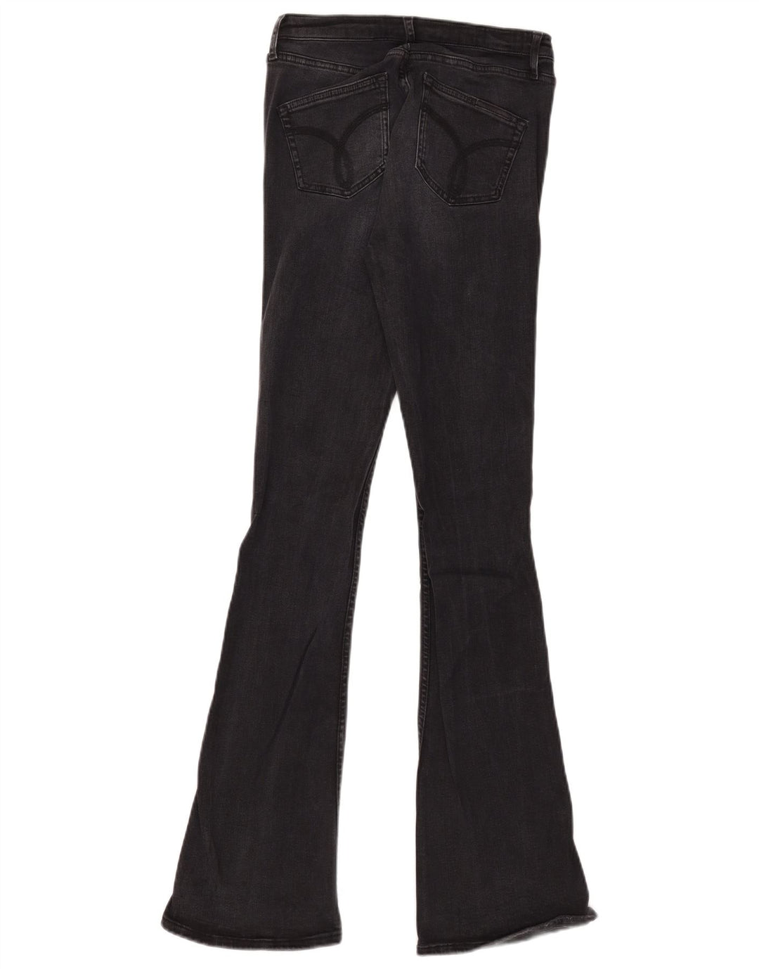 Calvin Klein Womens Slim Bootcut Jeans W28 L32 Black Lyocell