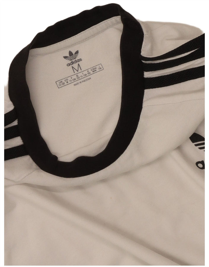Adidas Boys T-Shirt Top 11-12 Years Medium White