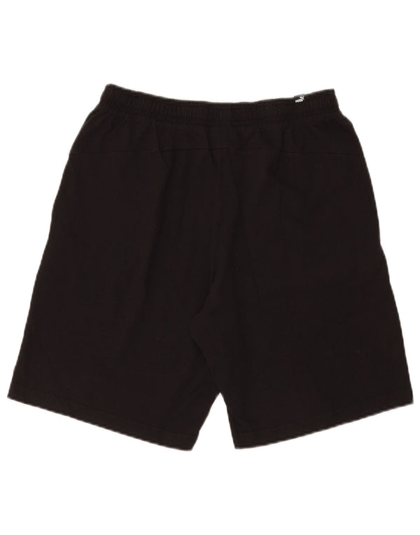 Puma Mens Graphic Sport Shorts Medium  Black