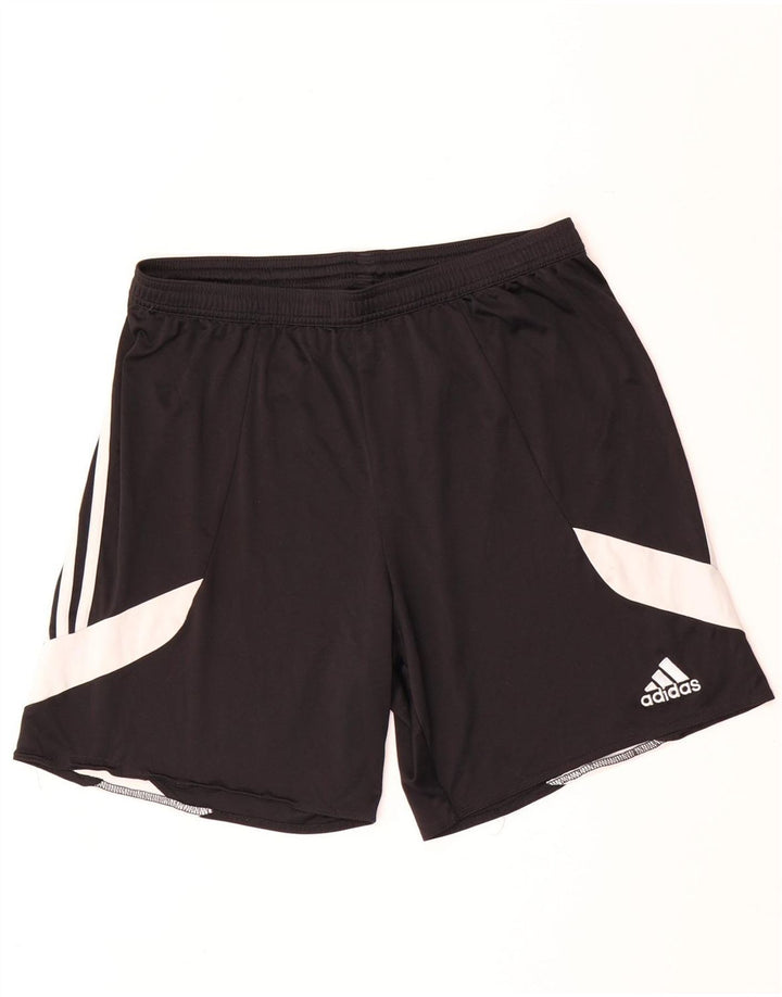 Adidas Mens Climalite Sport Shorts Large Black Colourblock