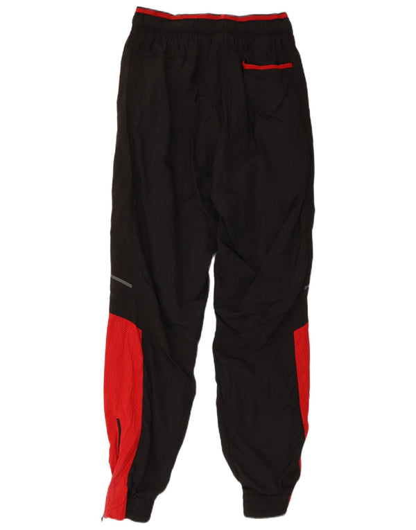 Russell Athletic Mens Tracksuit Trousers Joggers Small Black Colourblock