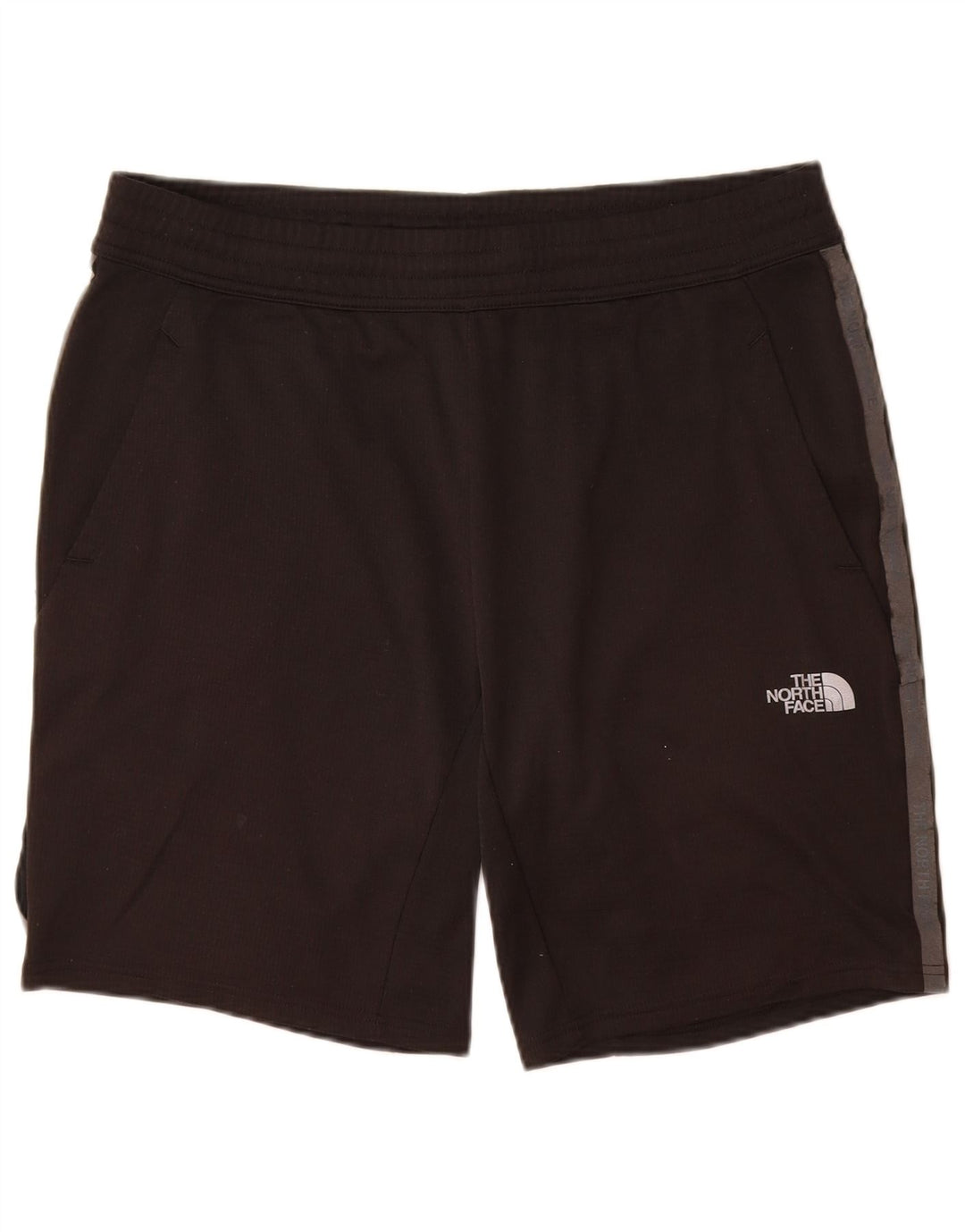 The North Face Mens Sport Shorts Large Black Colourblock Polyester