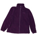 MOUNTAIN WAREHOUSE Womens Fleece Jacket UK 14 Large Purple Polyester