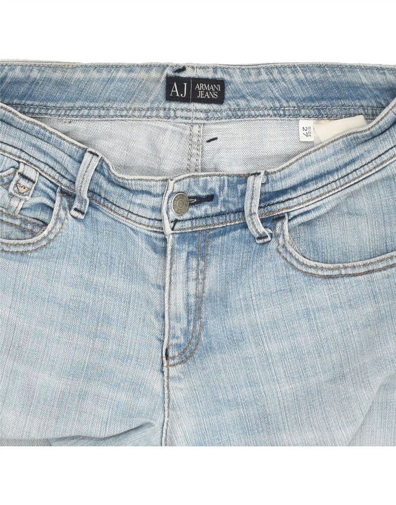 ARMANI Womens Straight Jeans W27 L34 Blue | Vintage Armani | Thrift | Second-Hand Armani | Used Clothing | Messina Hembry 