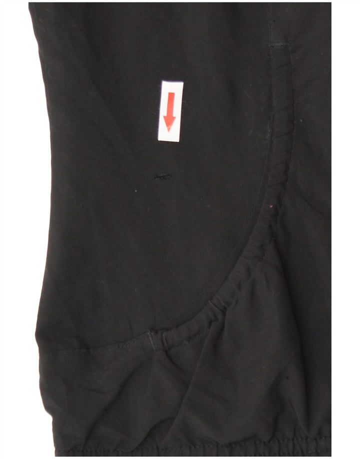 Adidas Womens Tracksuit Top Jacket UK 12 Medium  Black Polyester