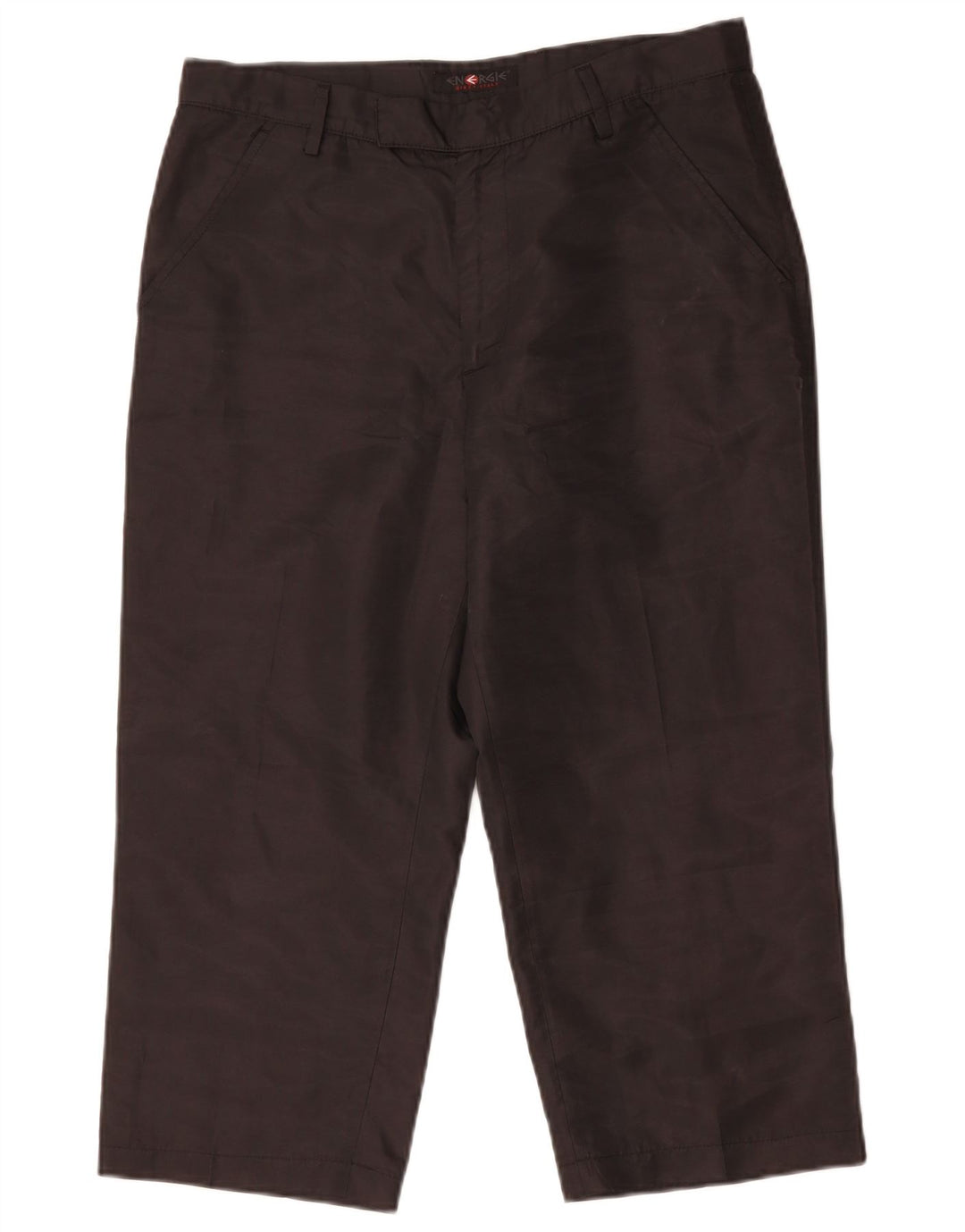 Energie Womens High Waist Capri Trousers W33 L23 Black Polyester