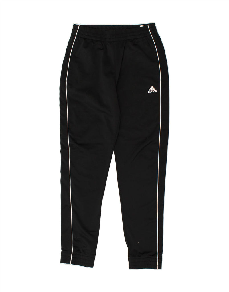 ADIDAS Boys Tracksuit Trousers Joggers 11-12 Years Black Polyester | Vintage Adidas | Thrift | Second-Hand Adidas | Used Clothing | Messina Hembry 