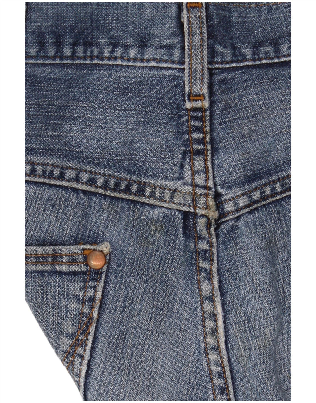 Wrangler Mens Alaska Straight Jeans W34 L30 Blue Cotton